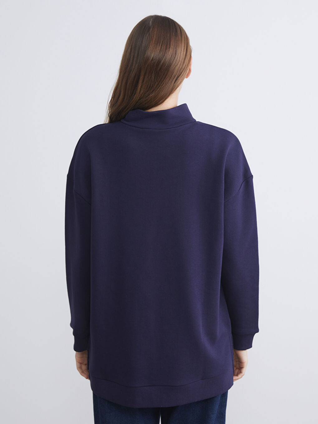 LCW ECO Funnel Neck Women's Sweatshirt Tunic -W5GU72Z8-ZZU