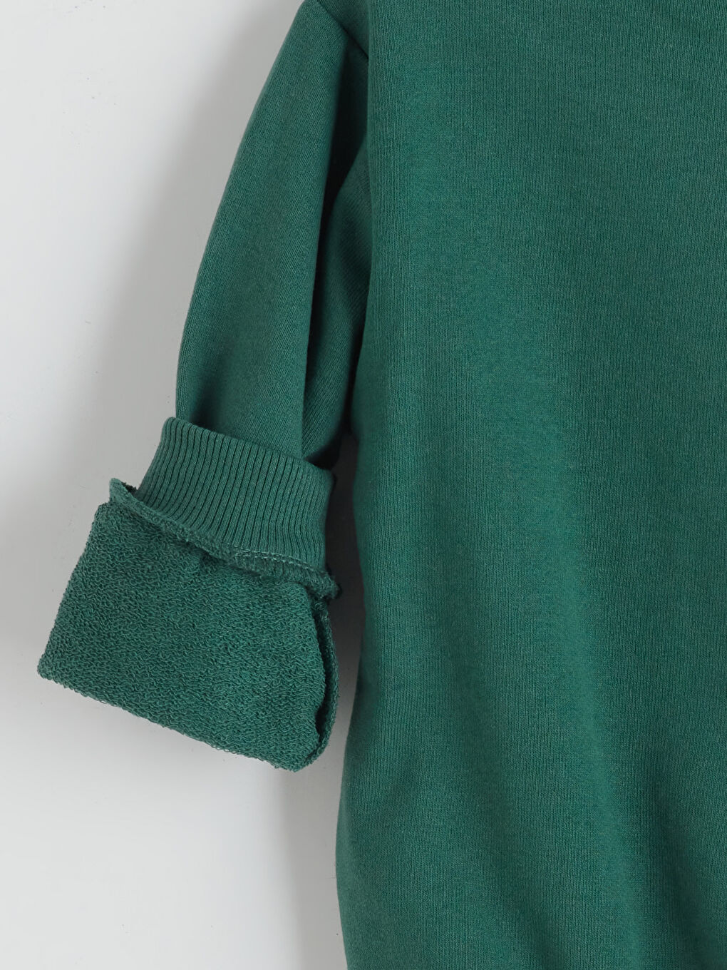 Bej Bisiklet Yaka Baskılı Erkek Çocuk Sweatshirt 2'li-4