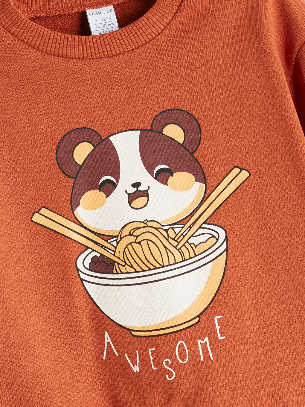 Crew Neck Printed Boys' Sweatshirt-1