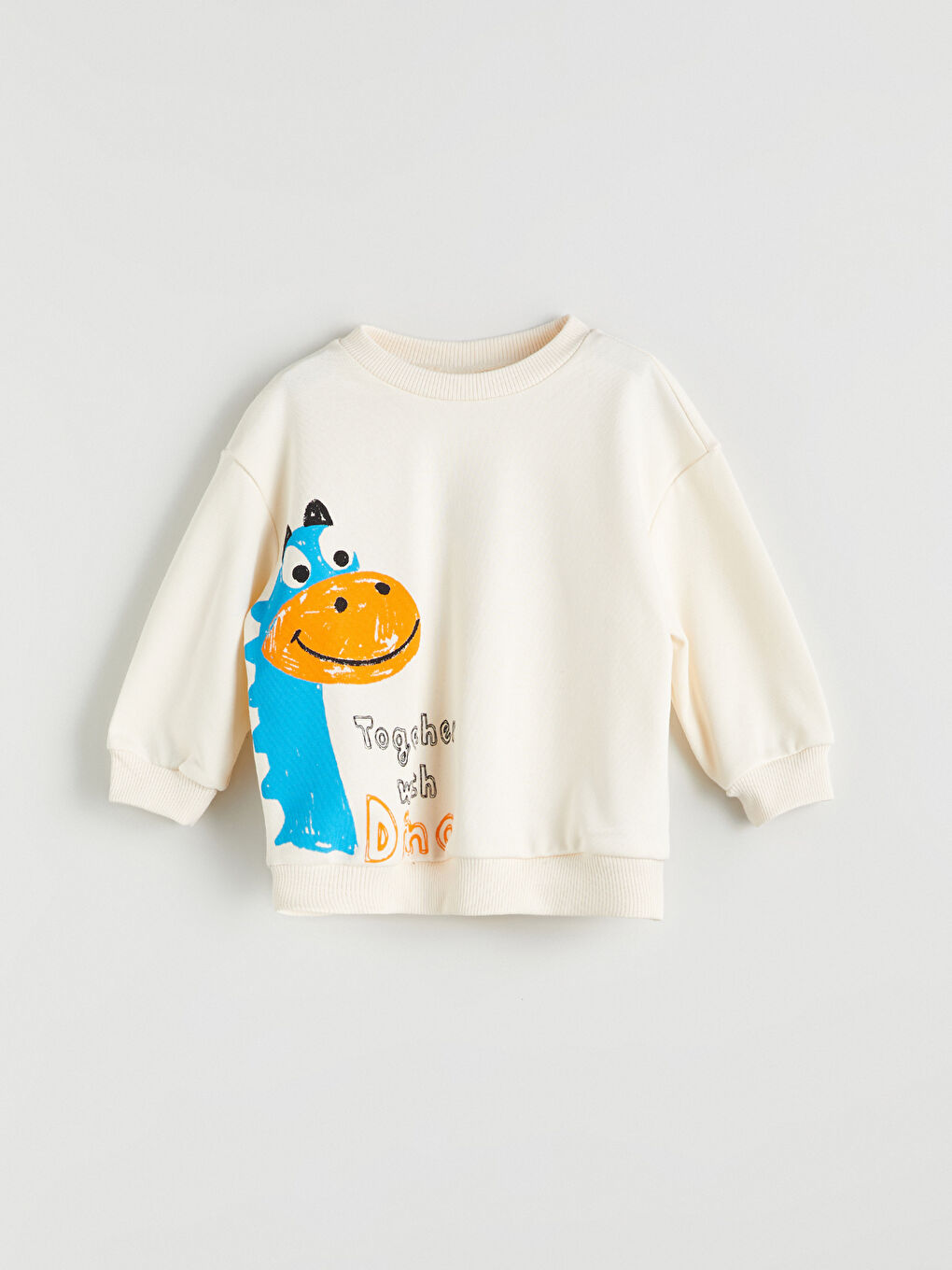 Crew Neck Printed Boys' T-Shirt