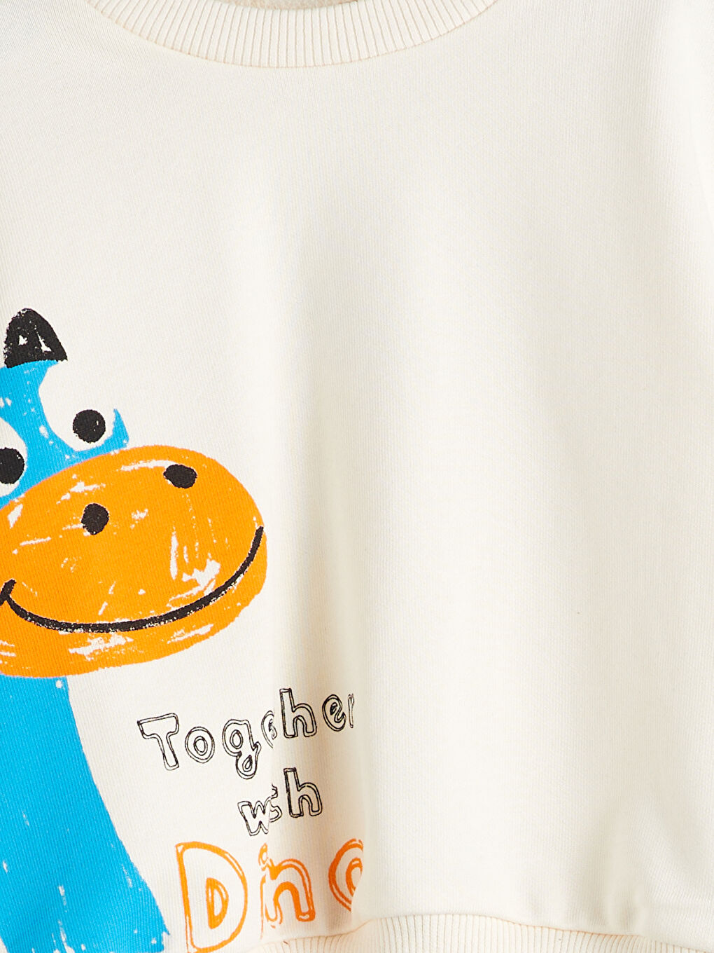 Crew Neck Printed Boys' T-Shirt-1