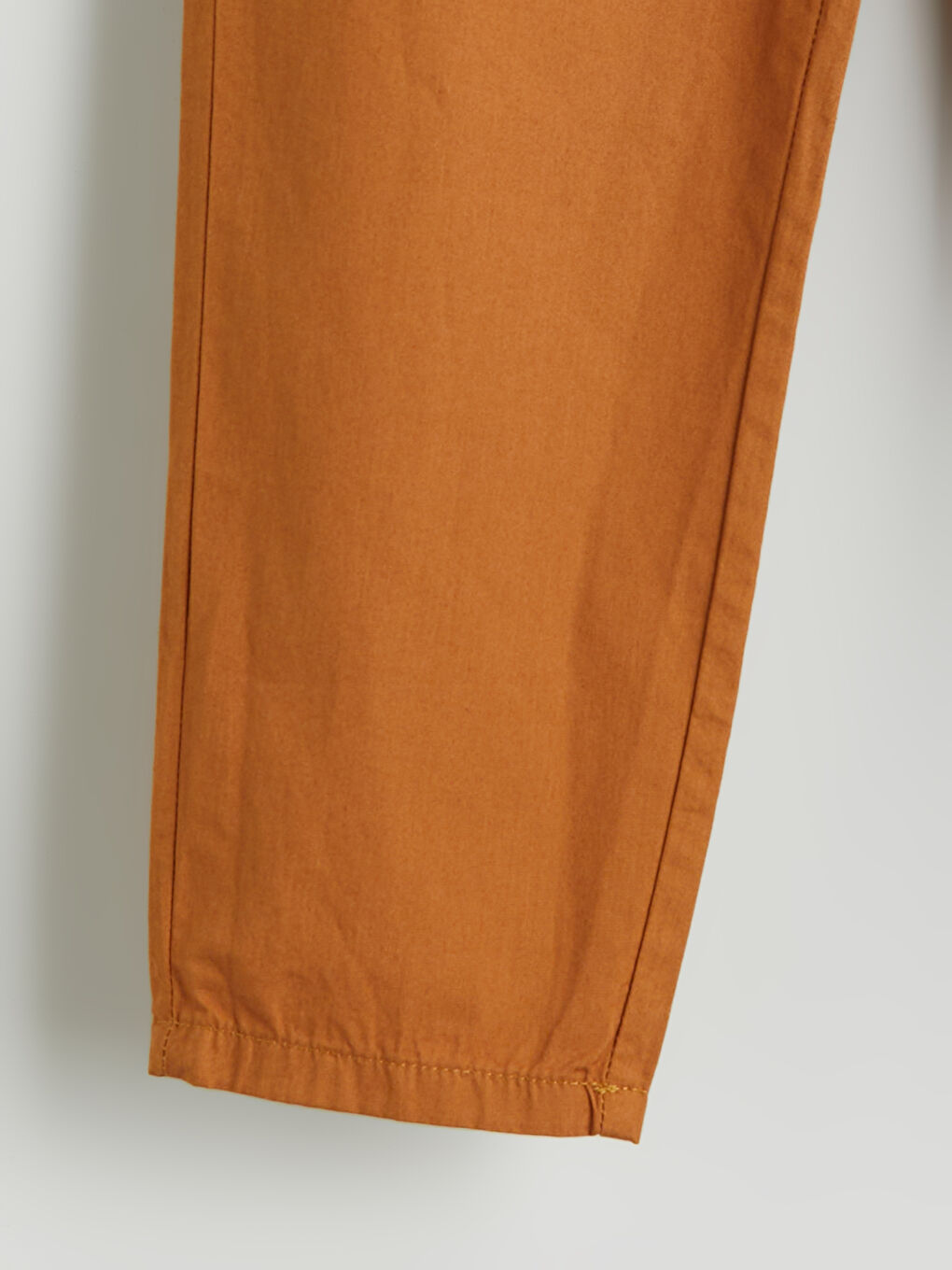 Kahverengi Beli Lastikli Erkek Çocuk Pantolon-1