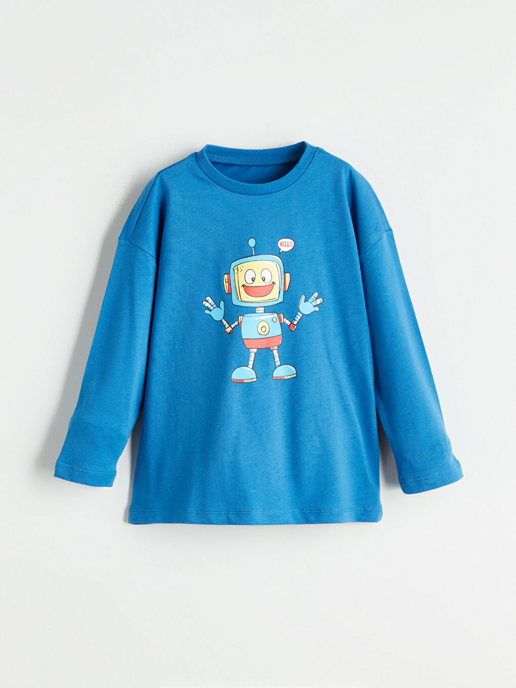 LCW ECO Crew Neck Printed Boys' T-Shirt -W5GU86Z1-R4A