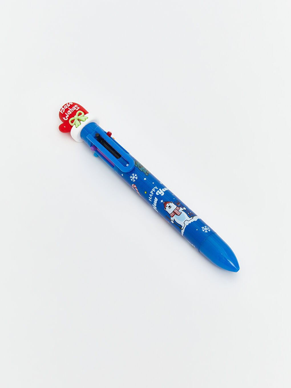 Рождестволық тақырыптағы шарикті қалам-8