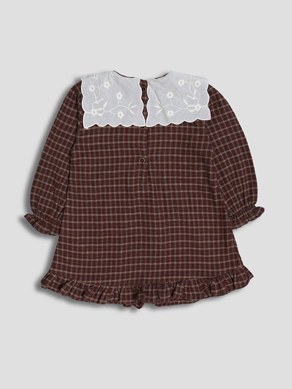 Robe pour Bébé Filles à Motifs avec Col Rond-1