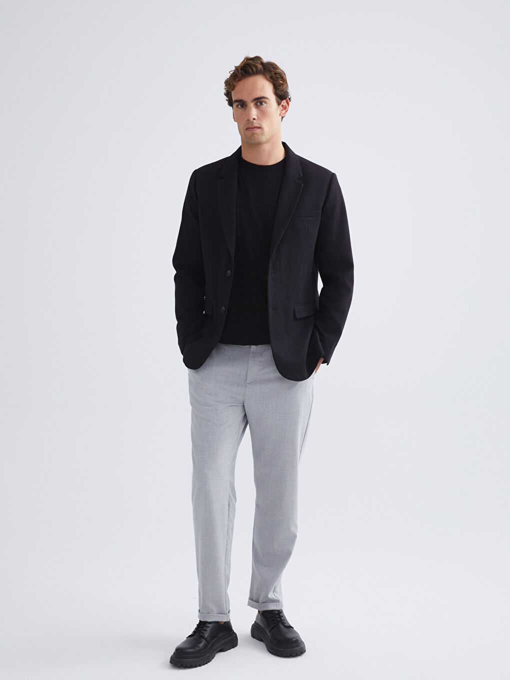 Слім піджак для чоловіків-1