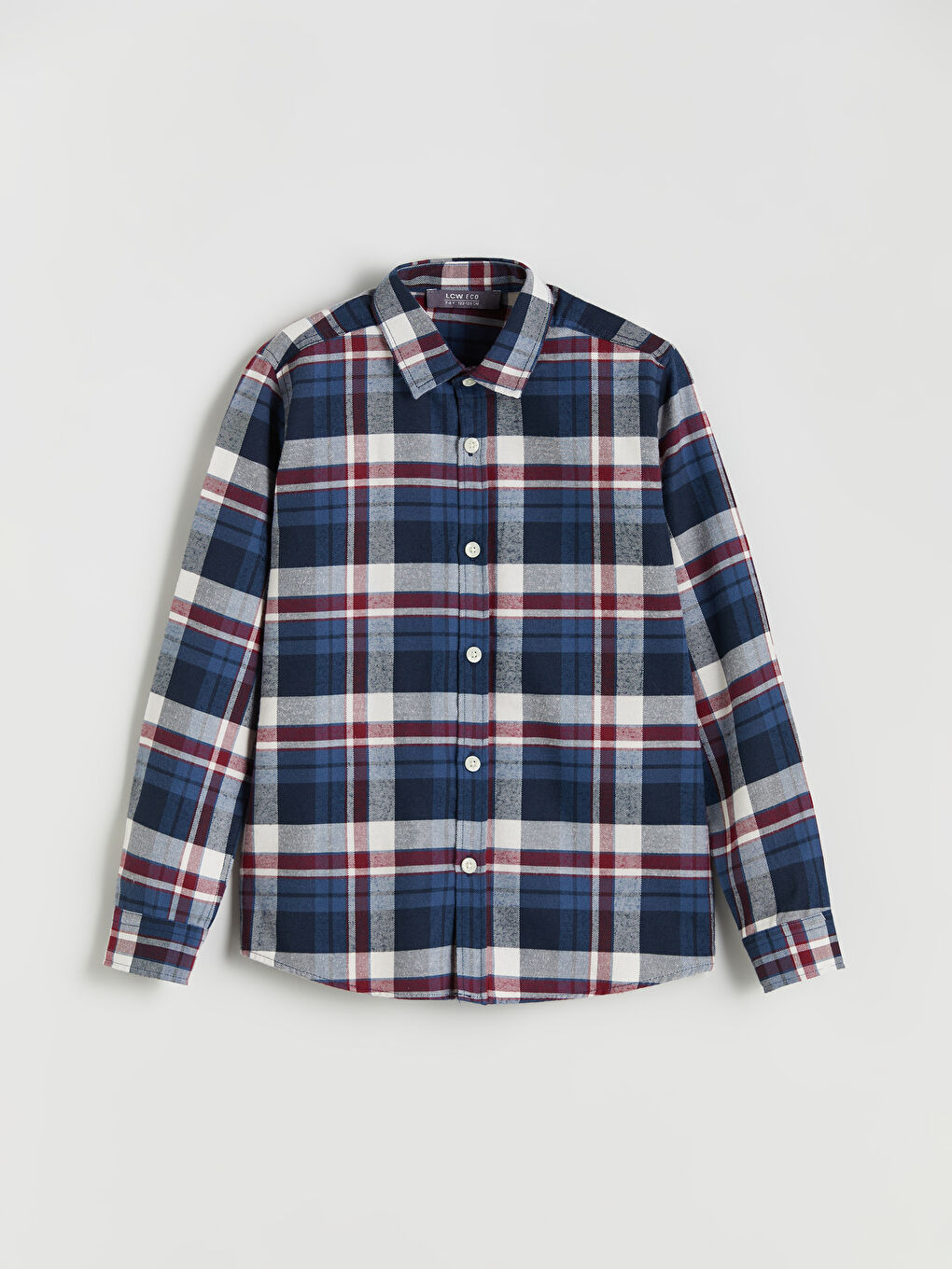 Lacivert Ekose Erkek Çocuk Gömlek Ceket