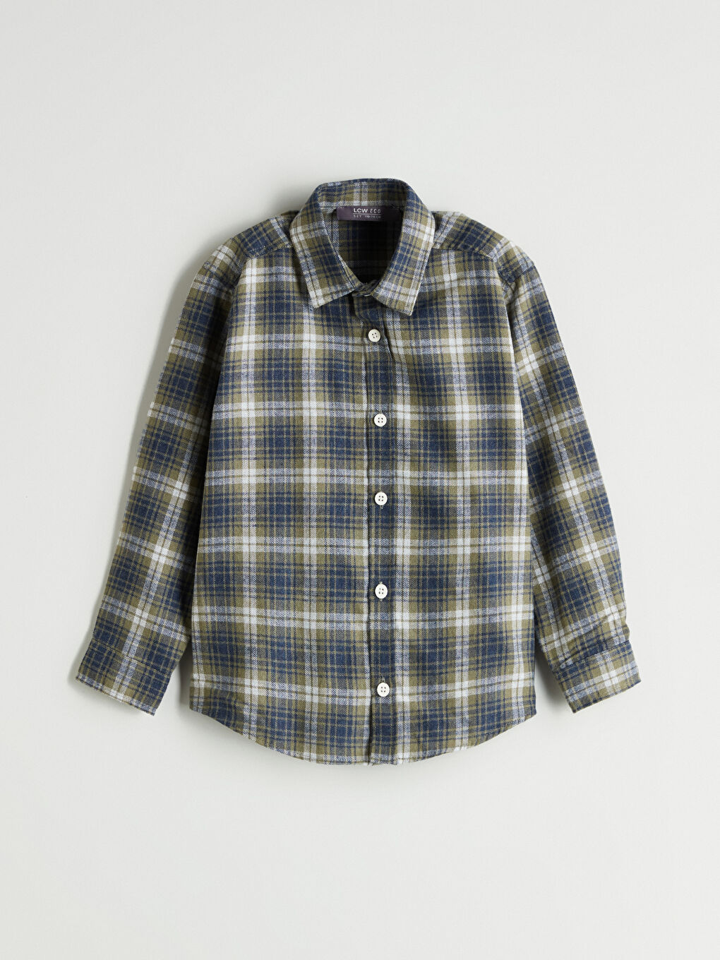 LCW ECO Plaid Boys' Shirt Jacket -W5GV44Z4-LGE