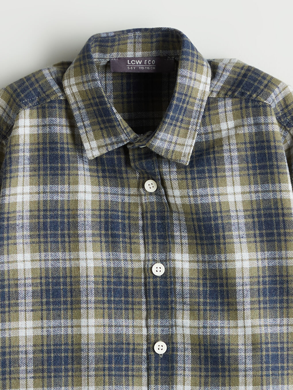 LCW ECO Plaid Boys' Shirt Jacket -W5GV44Z4-LGE