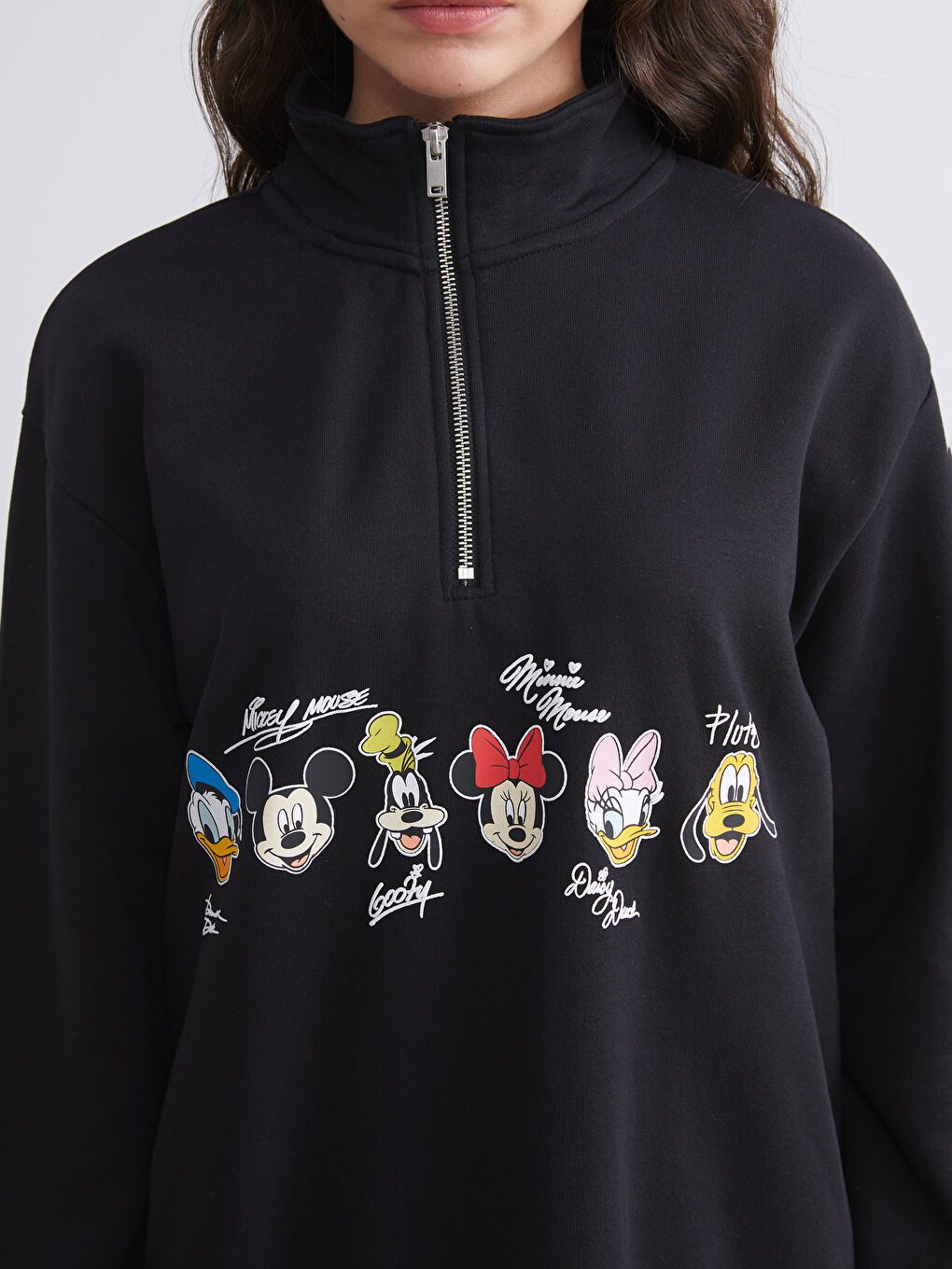 Woman BLACK Sweatshirt-2