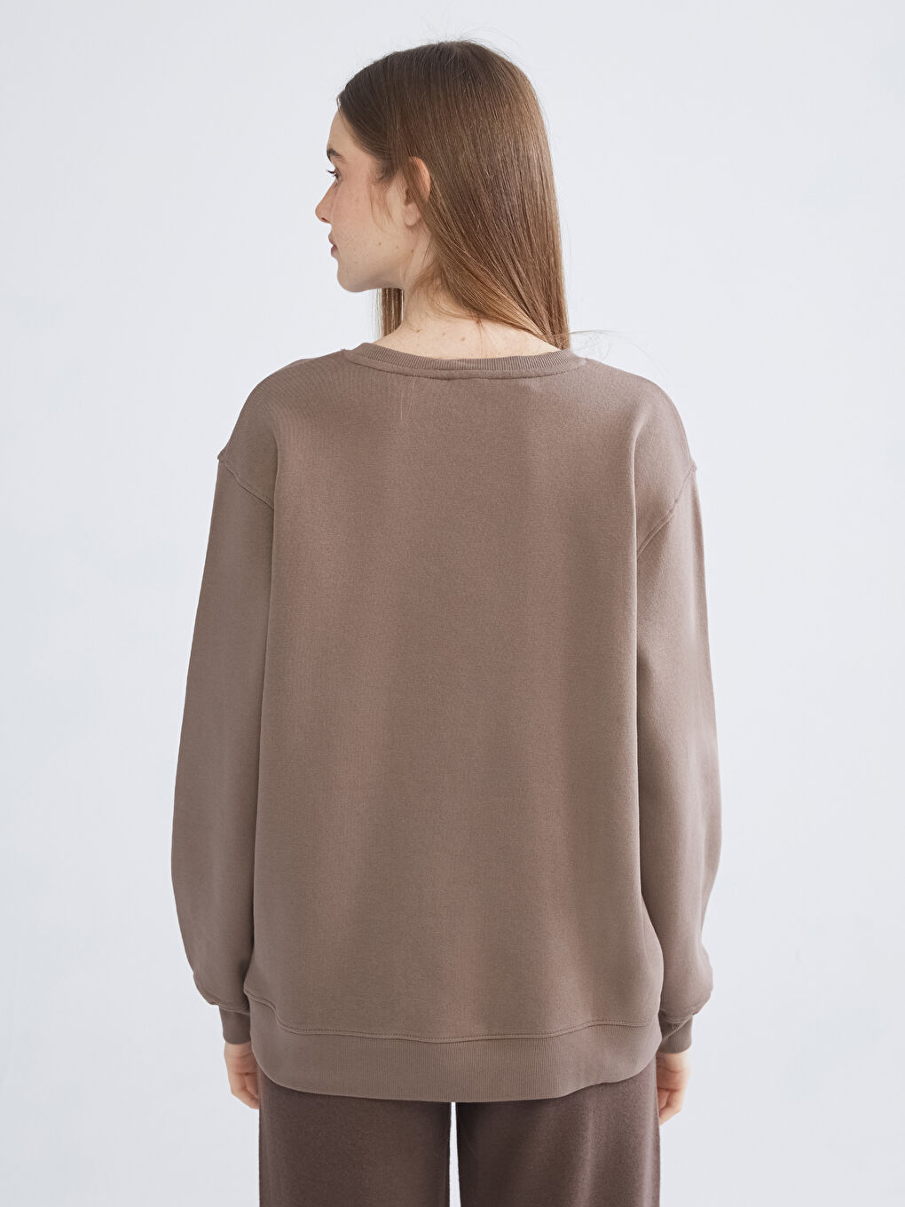 Woman BROWN Sweatshirt-3