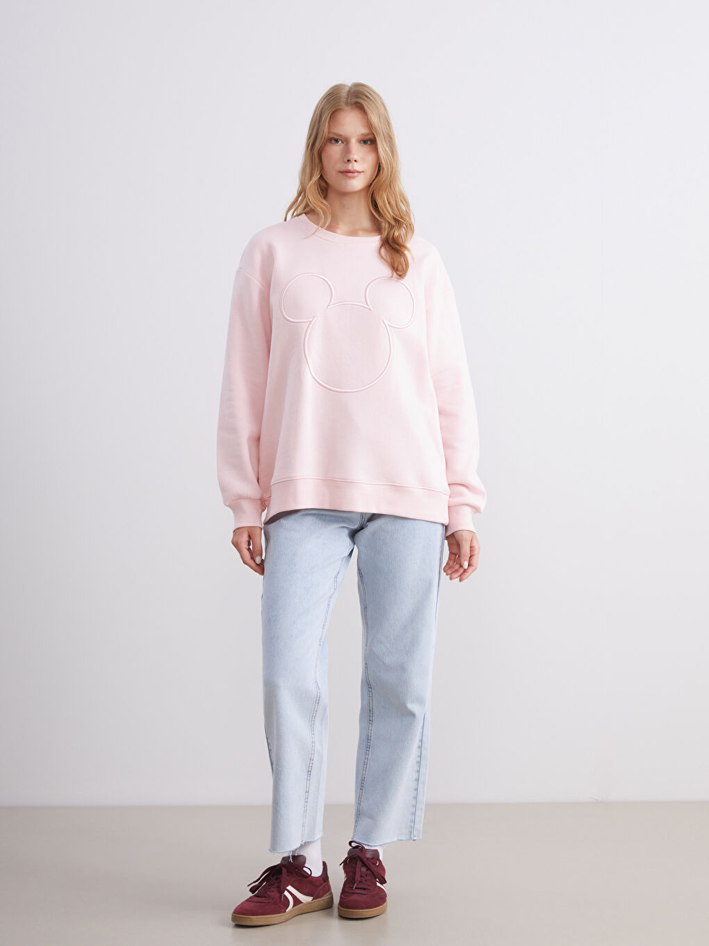 Woman PINK Sweatshirt-1