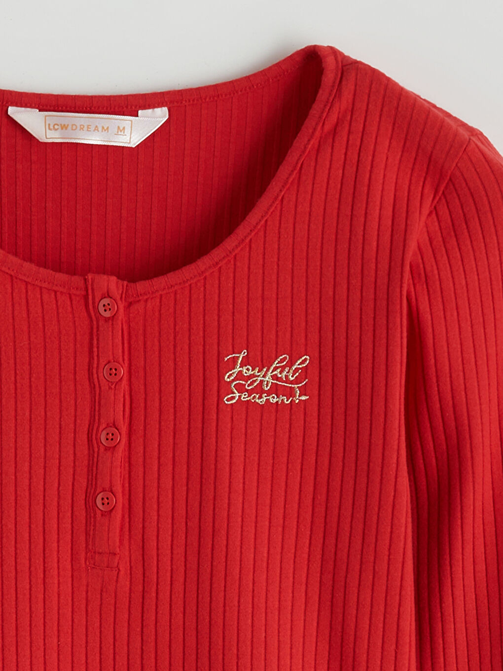 Crew Neck Plaid Women's Pyjama Set-2