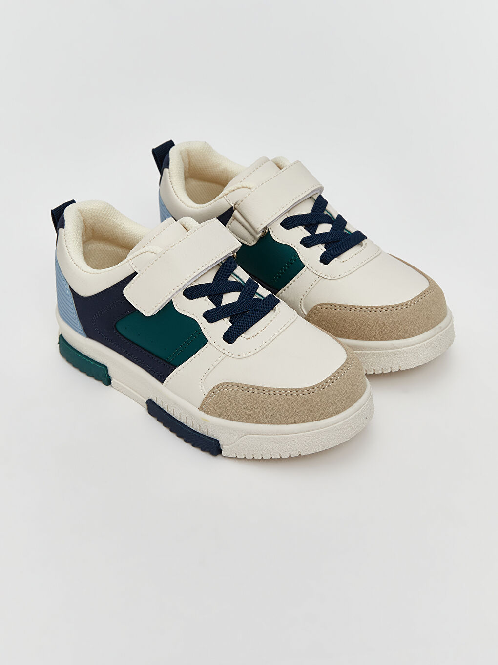 Laces & Hook-and-Loop Boys' Sneakers -W5GY82Z4-FDU