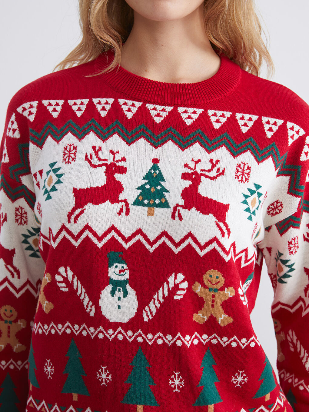 Žena CRVENA Džemper -2