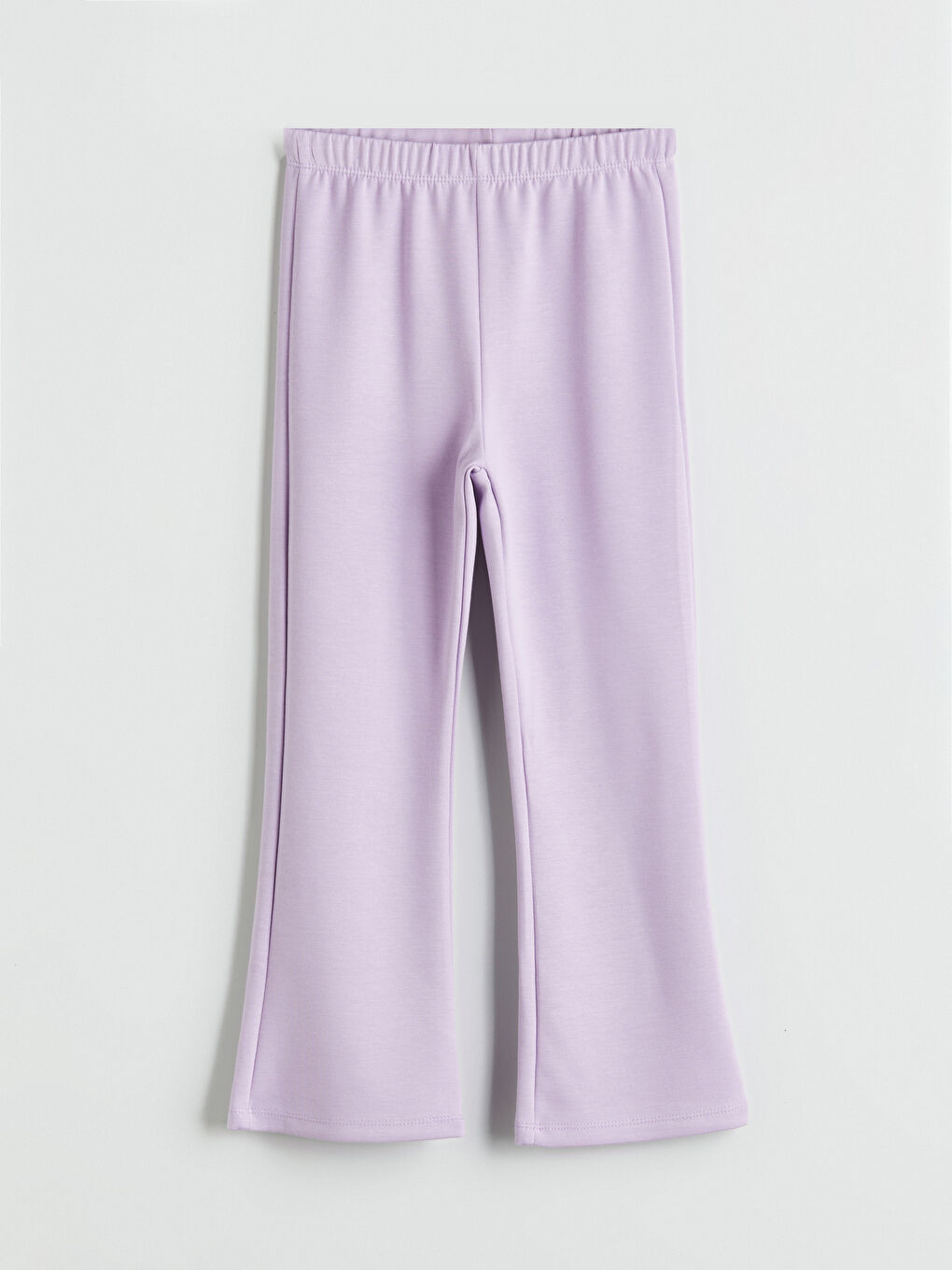 Lila Beli Lastikli Modal Karışımlı Kız Çocuk Tayt