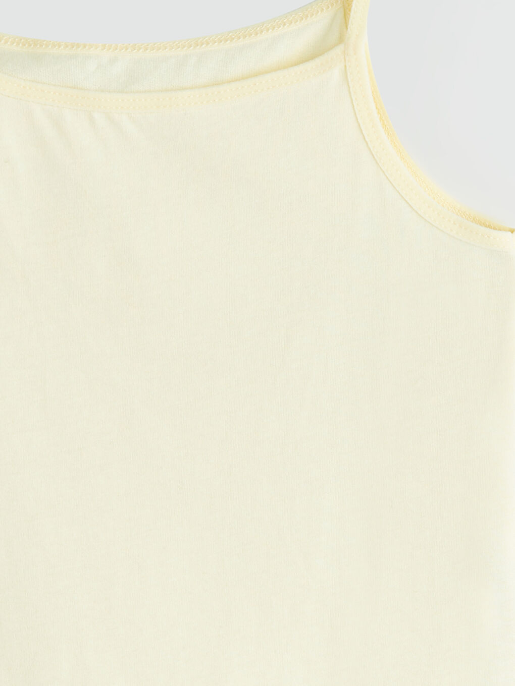 Sarı Kare Yaka Kız Çocuk Atlet-2