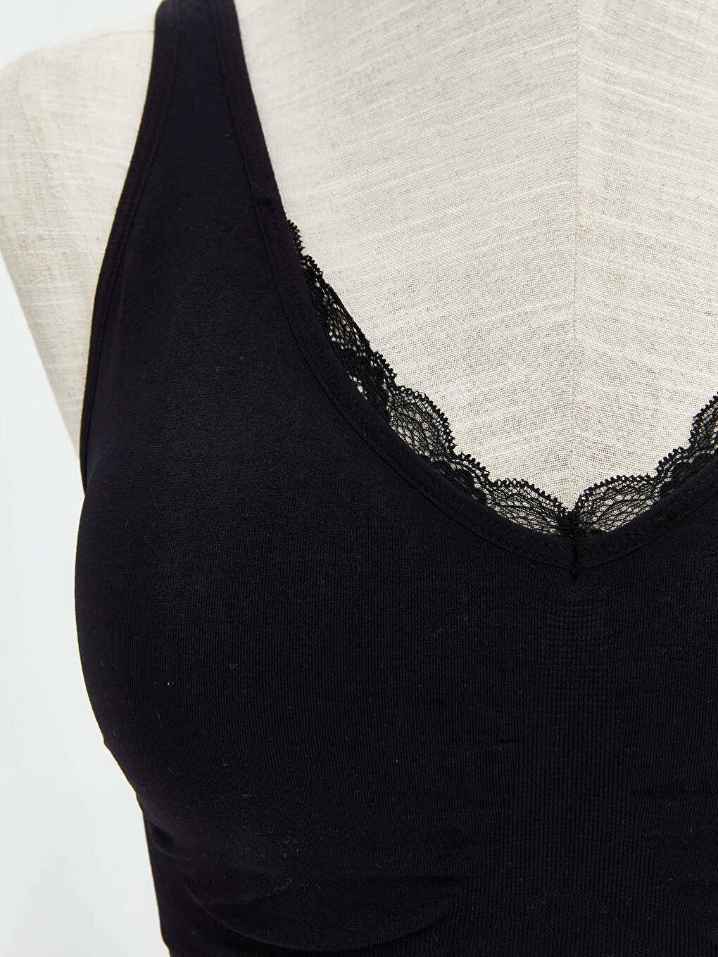 Беспроводной Без наполнителя Однотонный Спортивный бюстгальтер-3