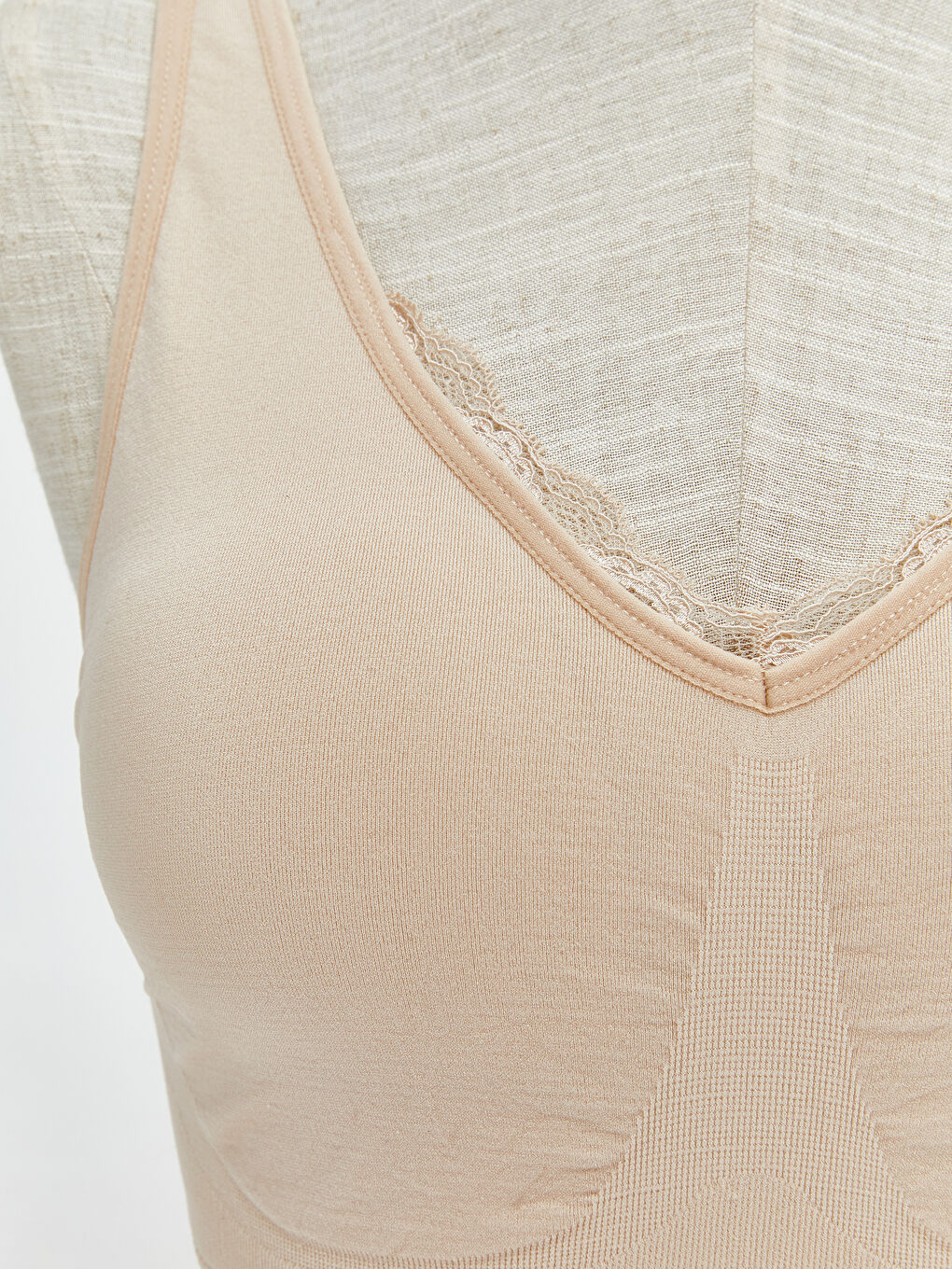 Pembe Balensiz Dolgusuz Düz Sporcu Sütyeni-3