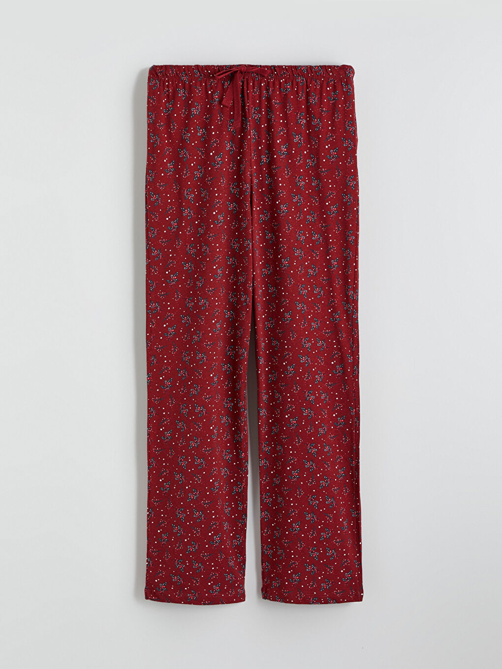 Crew Neck New Year Themed Women's Pyjama Set-3