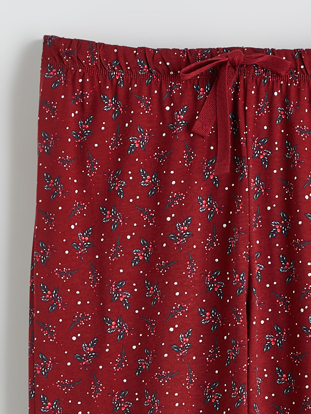 Crew Neck New Year Themed Women's Pyjama Set-4