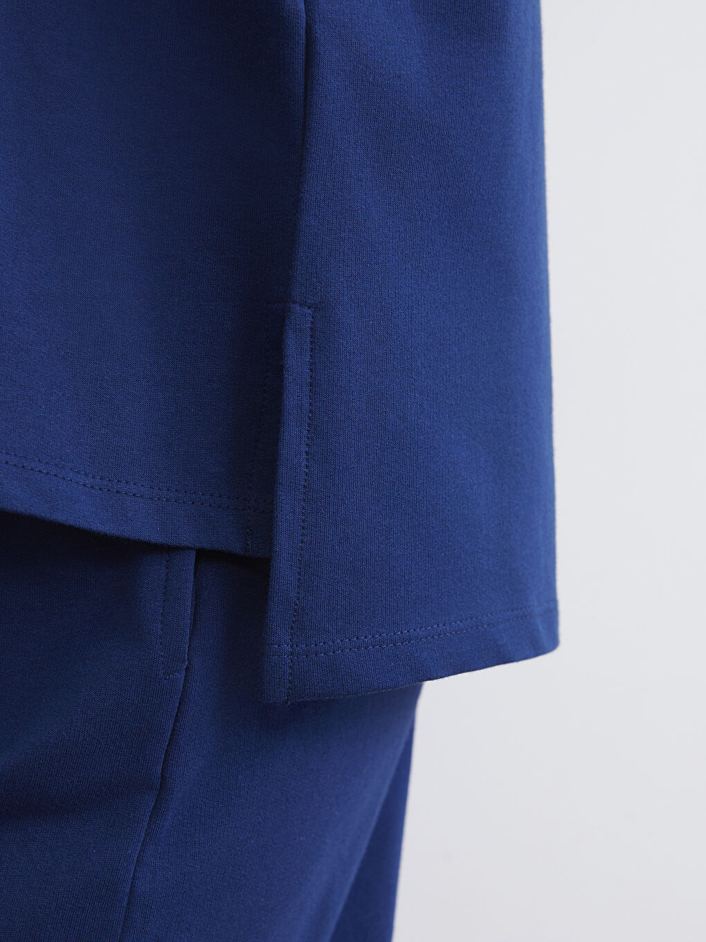 Жінка ТЕМНО-СИНІЙ Піжамний комплект-2