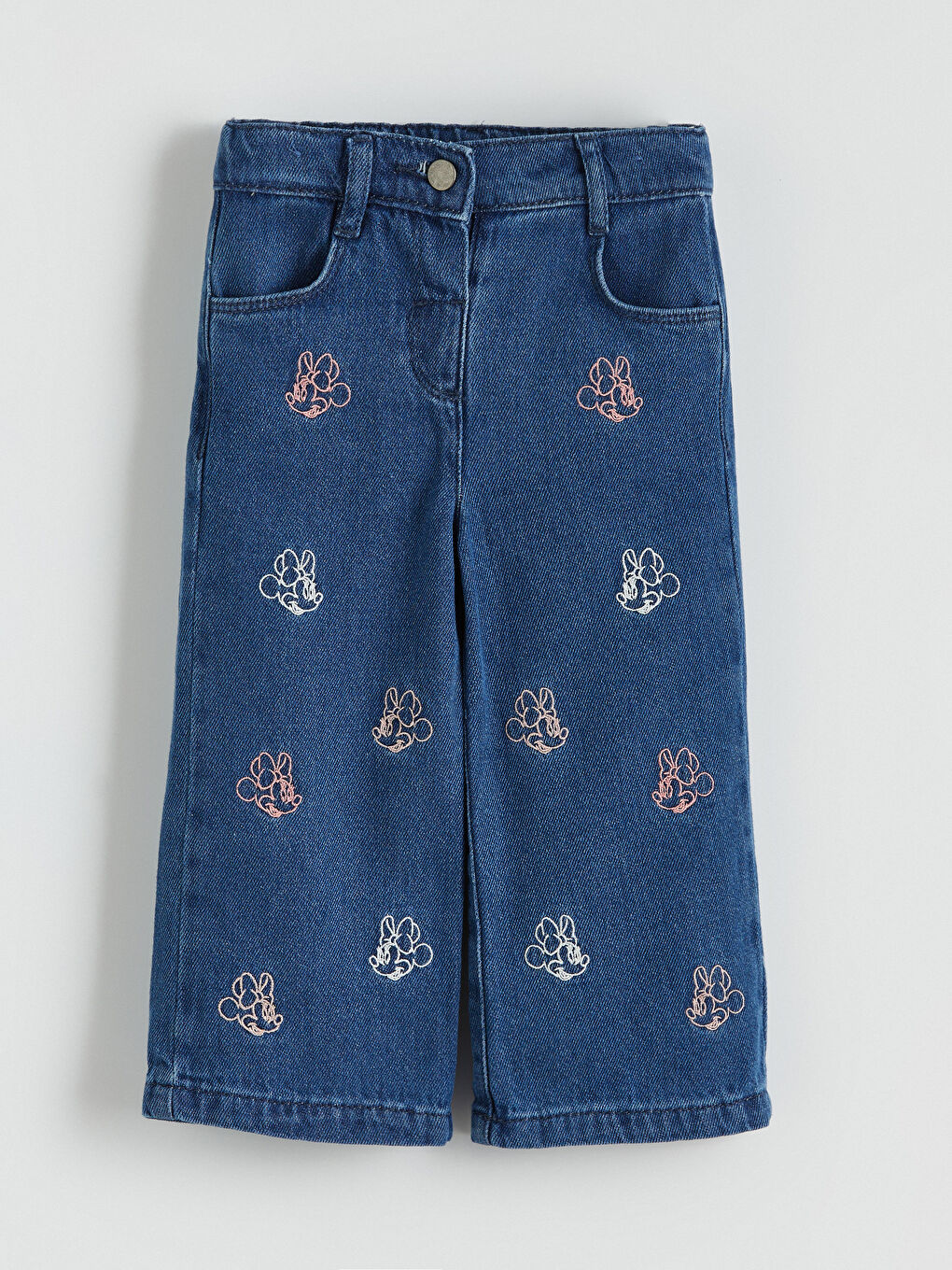 Minnie Mouse Embroidered Girls' Jeans