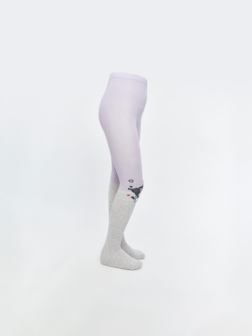 جوارب طويلة منقوشة للبنات بطبعة Kuromi
