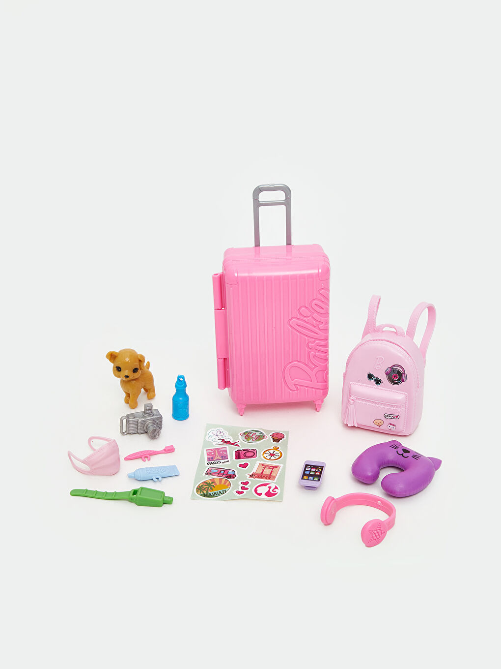 Barbie Seyahatte Oyuncak Bebek ve Aksesuarları-2