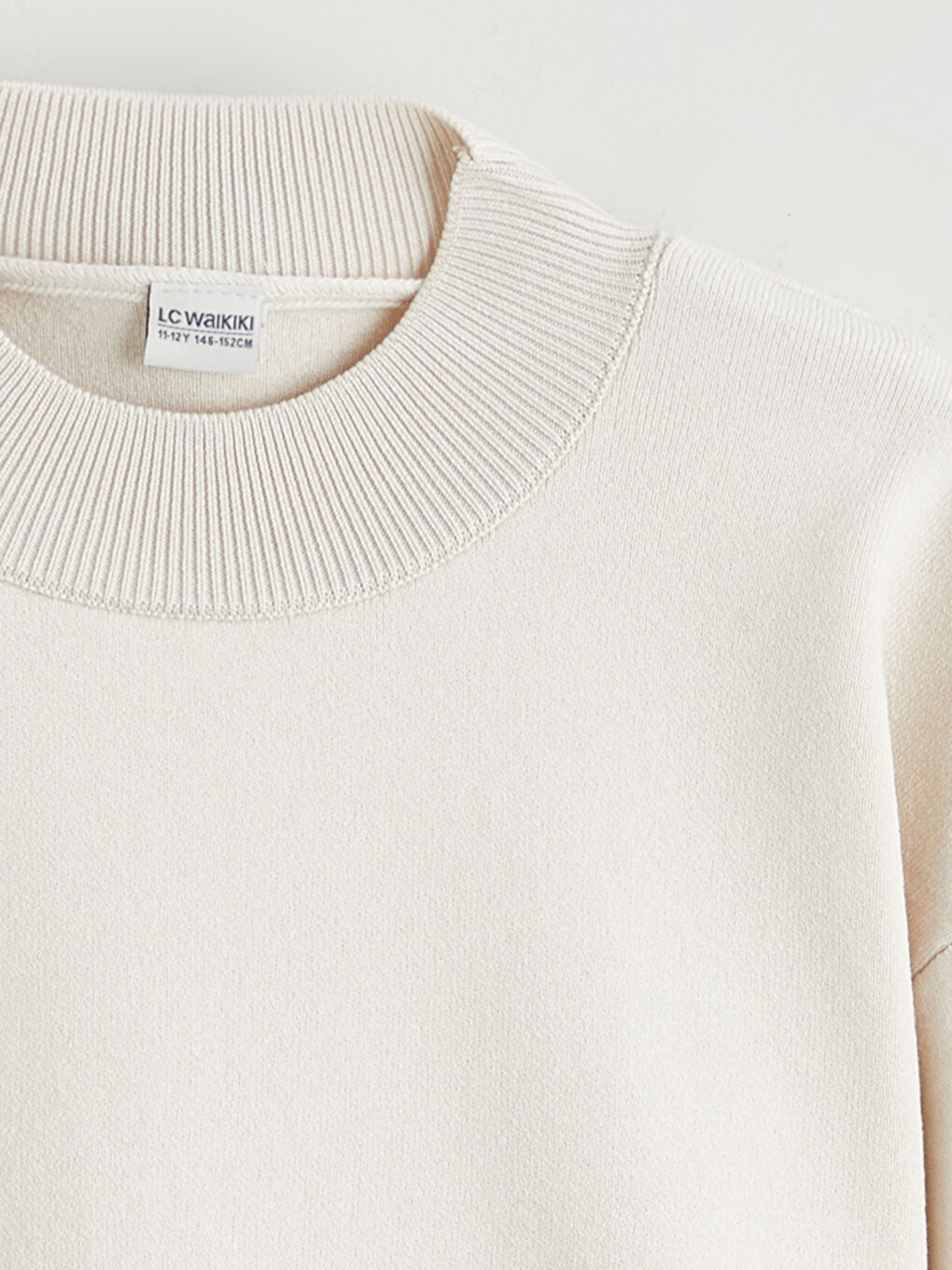 Basic Girls' Knitwear Sweater and Skirt-5