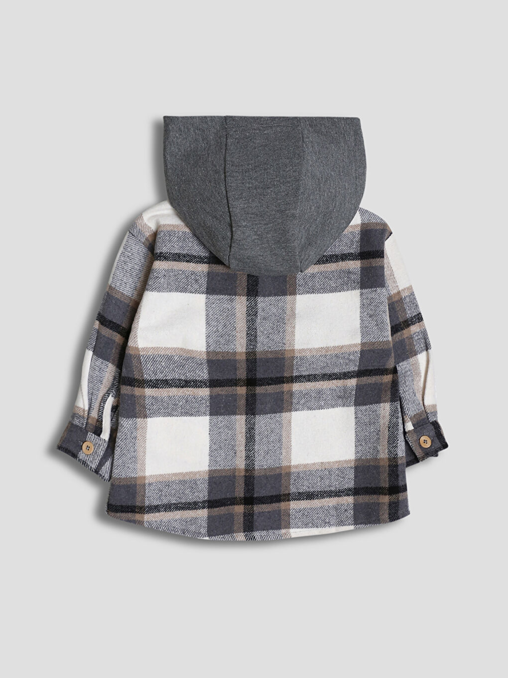 قميص كم طويل كاروهات للأولاد-1