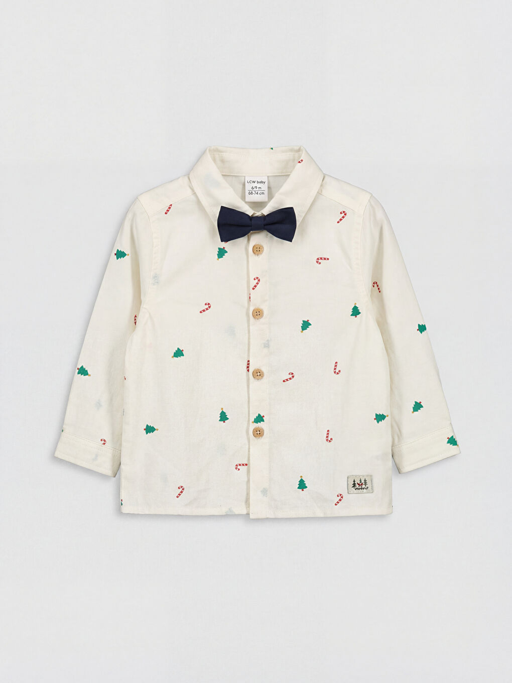 Printed Long Sleeve Boys' Shirt