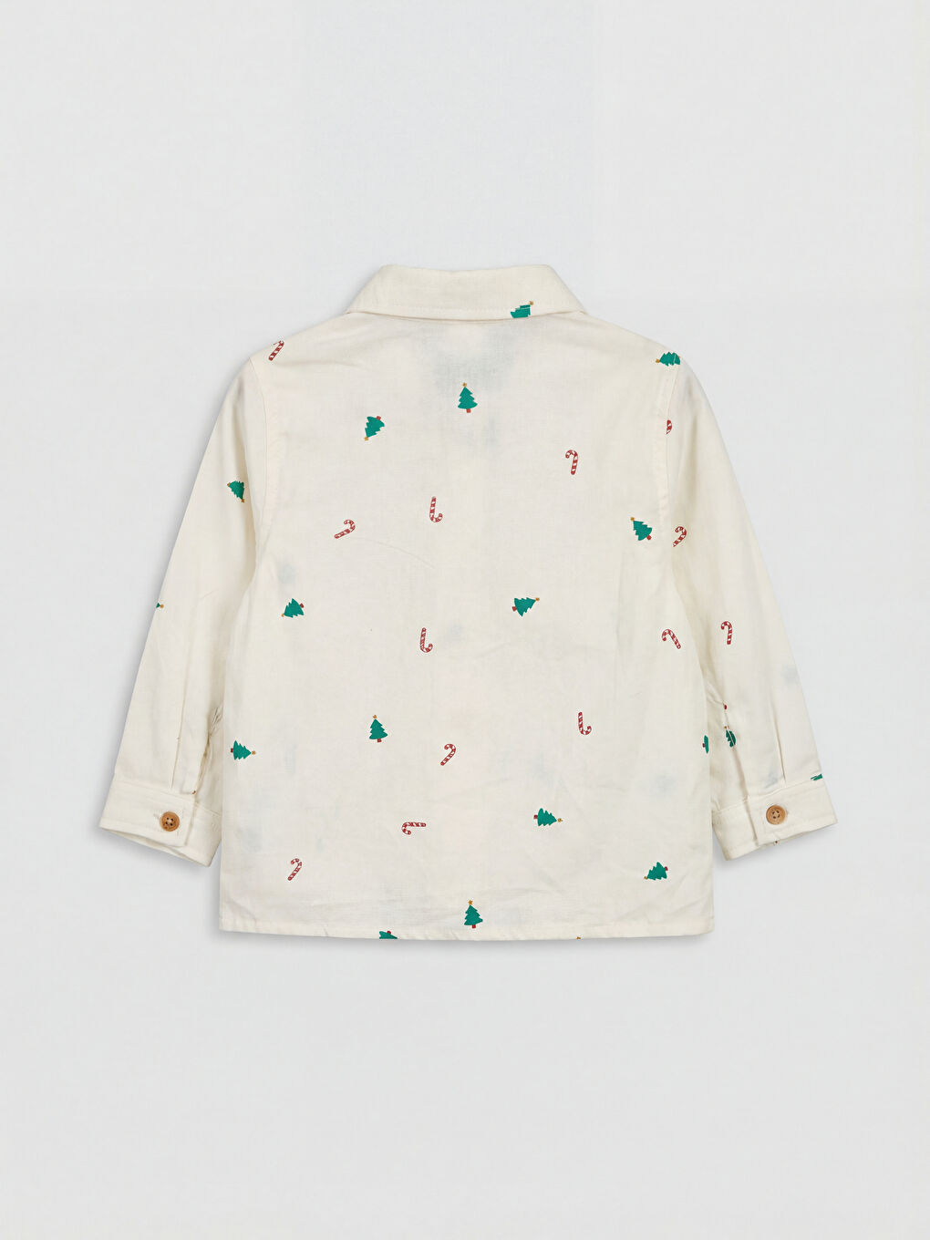 Printed Long Sleeve Boys' Shirt-1