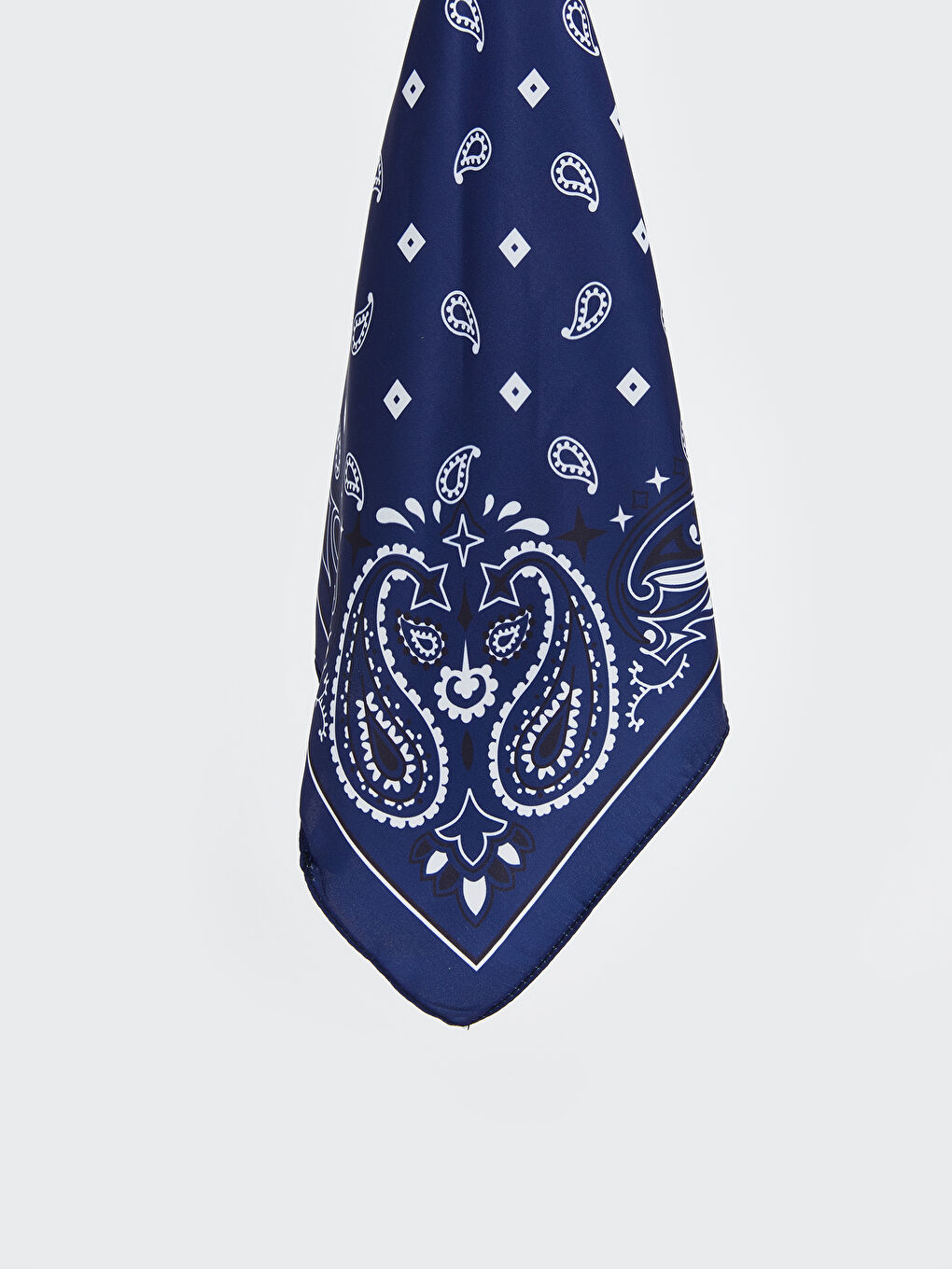 Lacivert Desenli Erkek Bandana-2