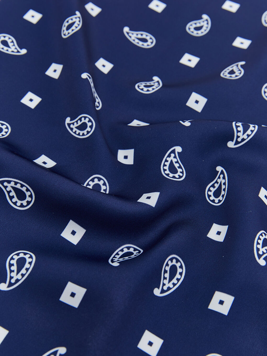 Lacivert Desenli Erkek Bandana-3