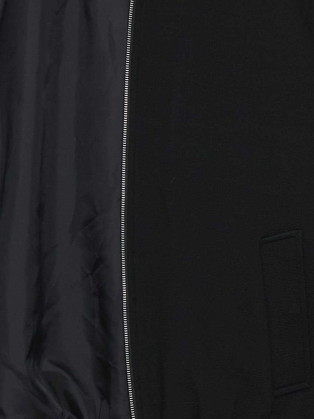 Siyah Standart Kalıp Gömlek Yaka Erkek Mont-6