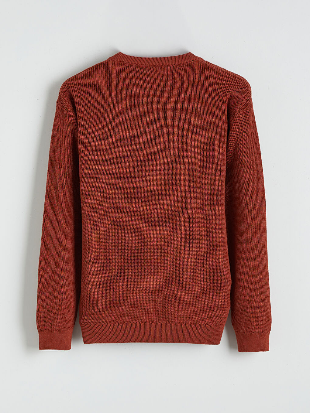 Turuncu Bisiklet Yaka Erkek Çocuk Triko Kazak-2