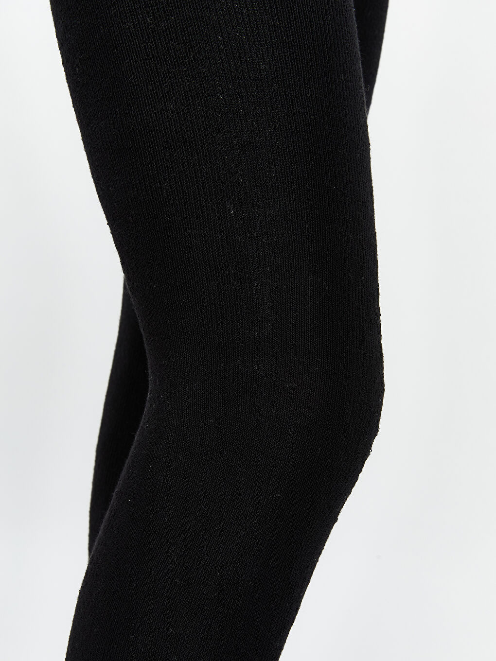 Siyah Basic Kız Çocuk Külotlu Çorap 2'li-1