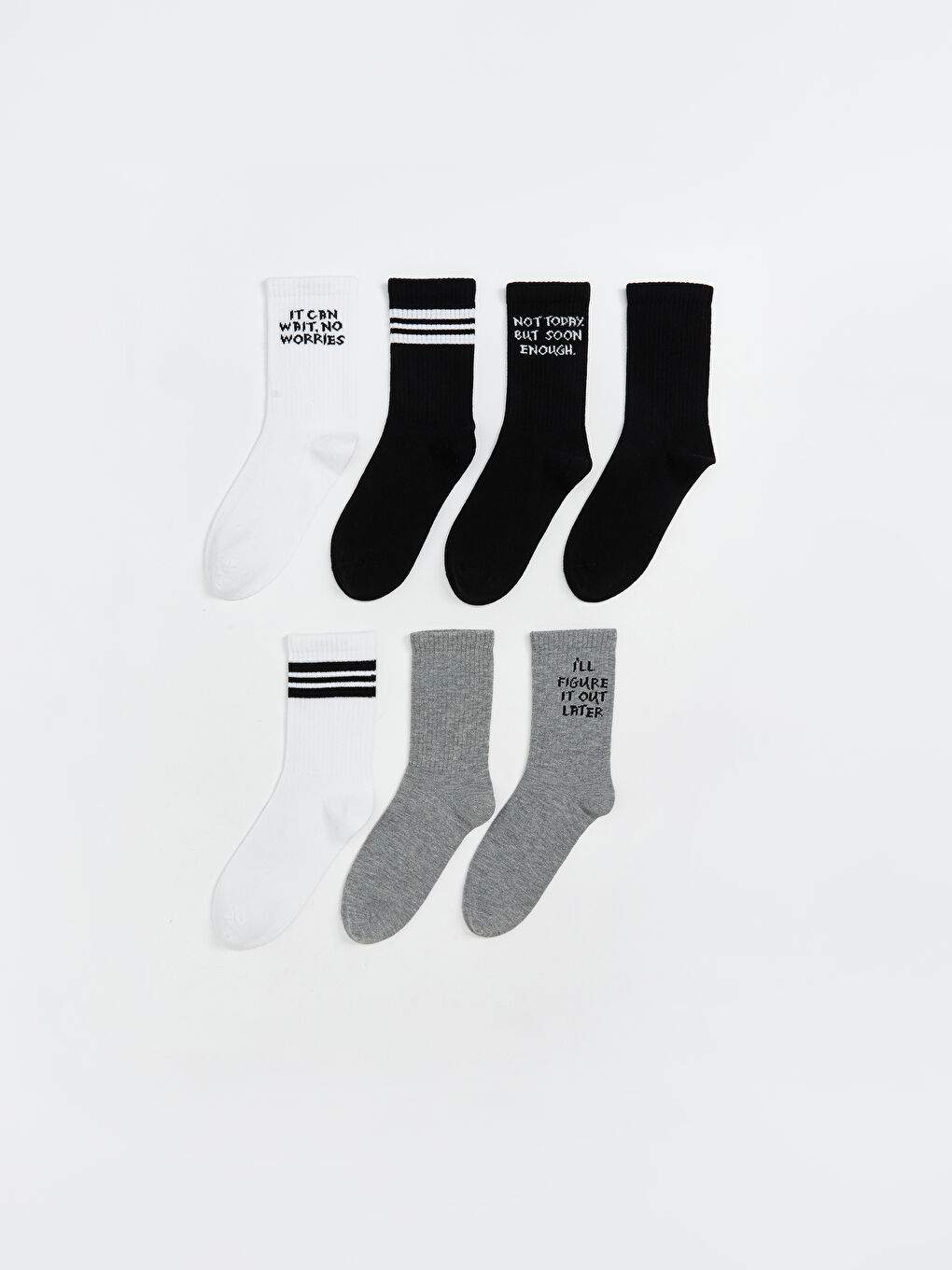 Patterned Boys' Ankle Socks 7 Pack-1