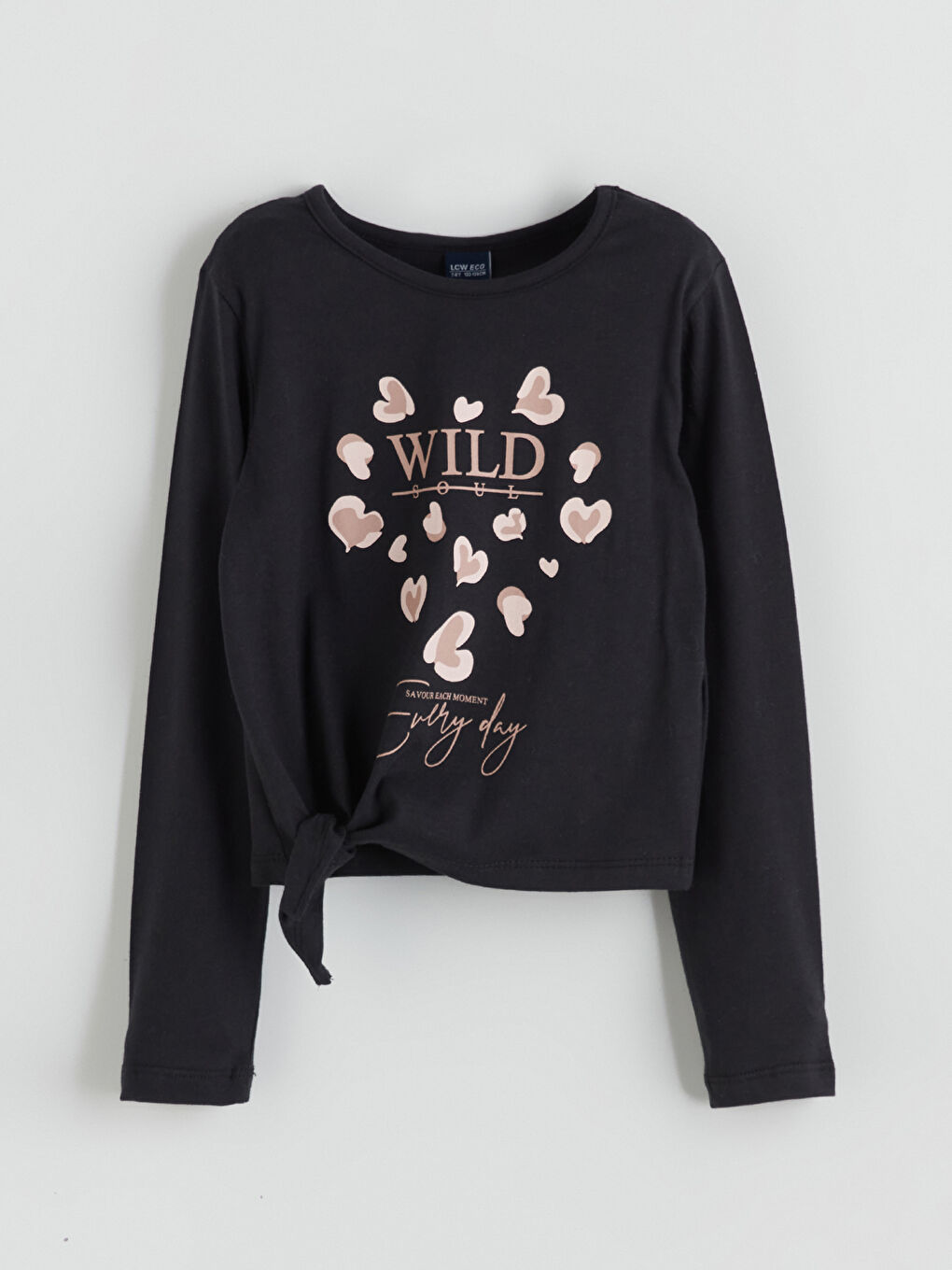 LCW ECO Crew Neck Girls' T-Shirt -W5H299Z4-UP7