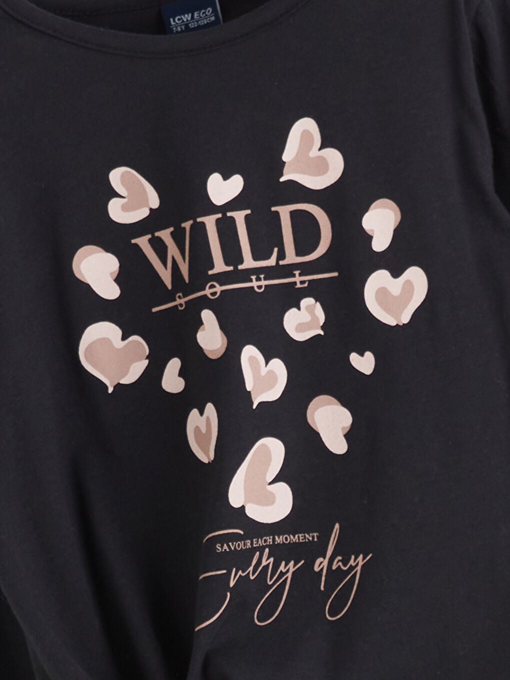 LCW ECO Crew Neck Girls' T-Shirt -W5H299Z4-UP7