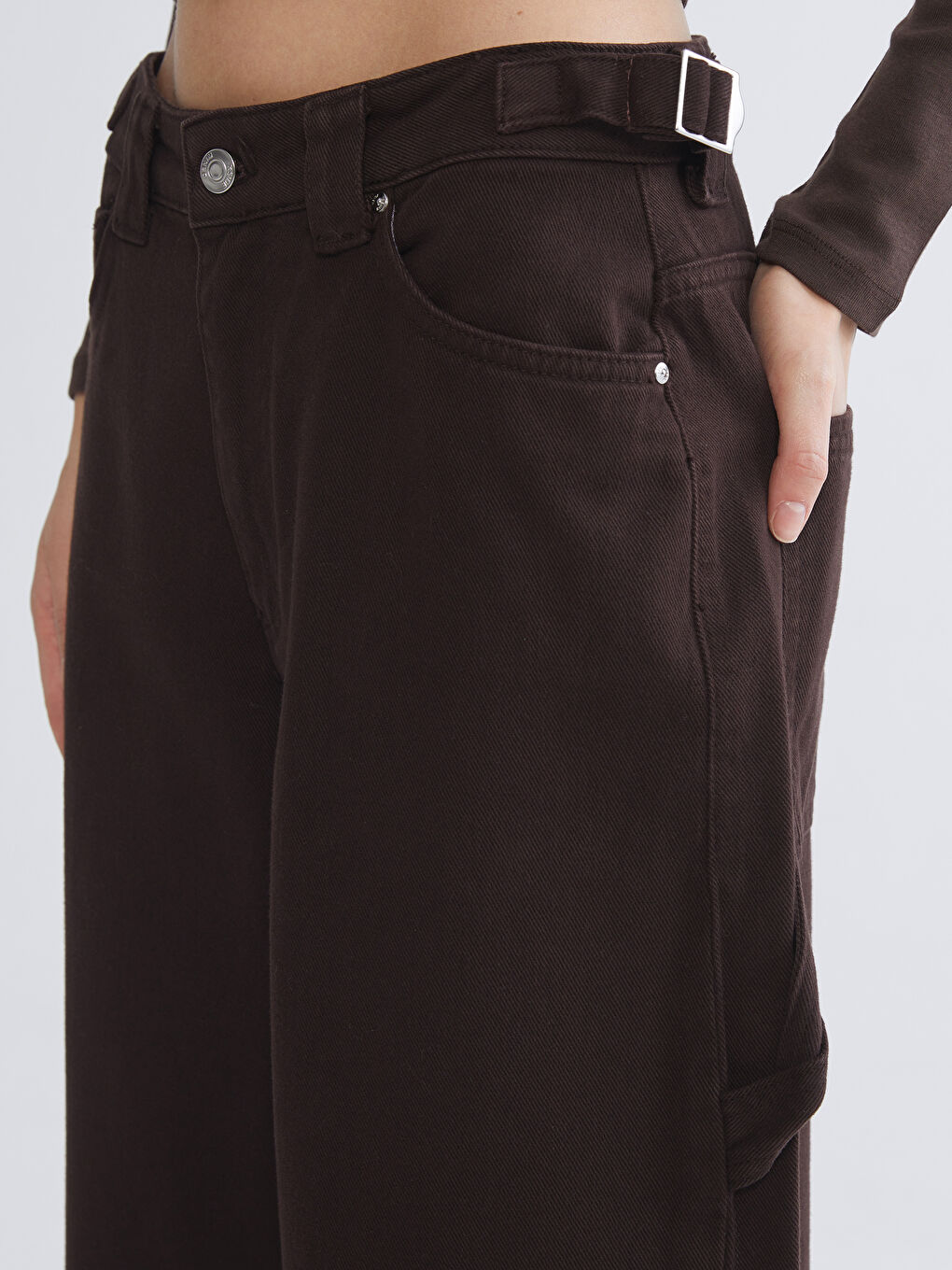 Baggy-Passform Damenjeans-2