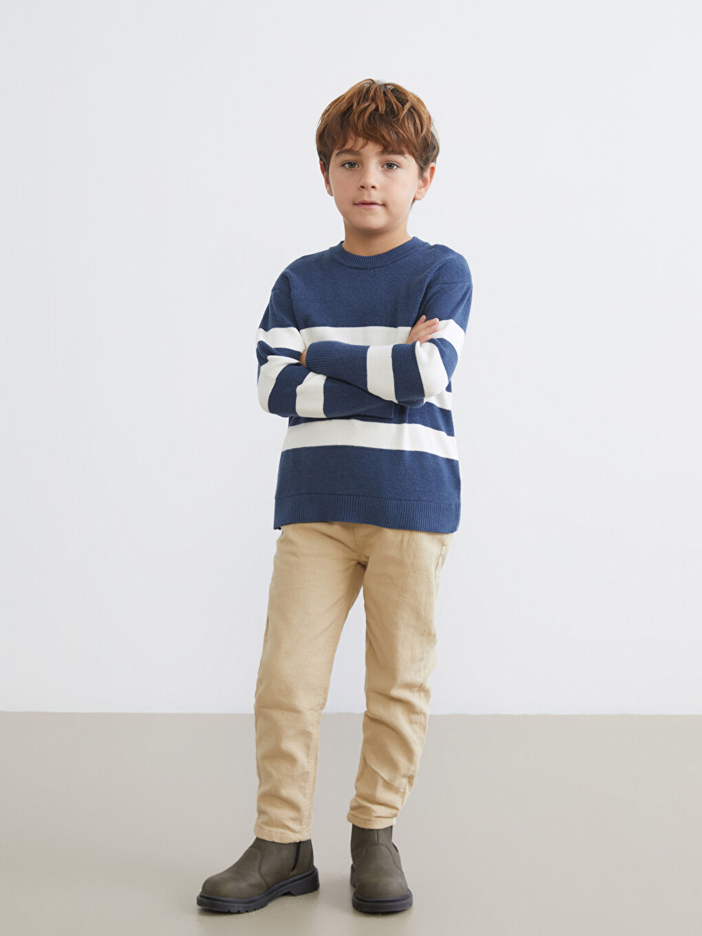 Трикотажный свитер для мальчика-1