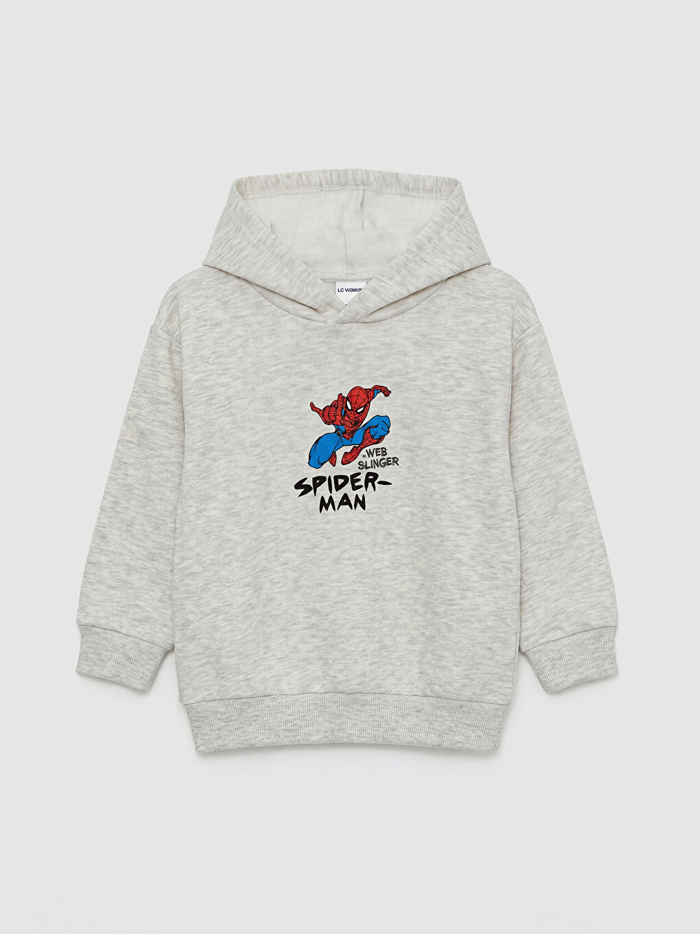 Hooded Spider-Man Printed Boys' Sweatshirt