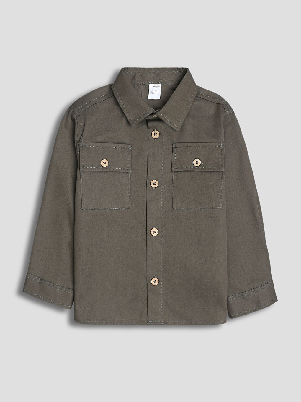 قميص بسيط كم طويل للأولاد