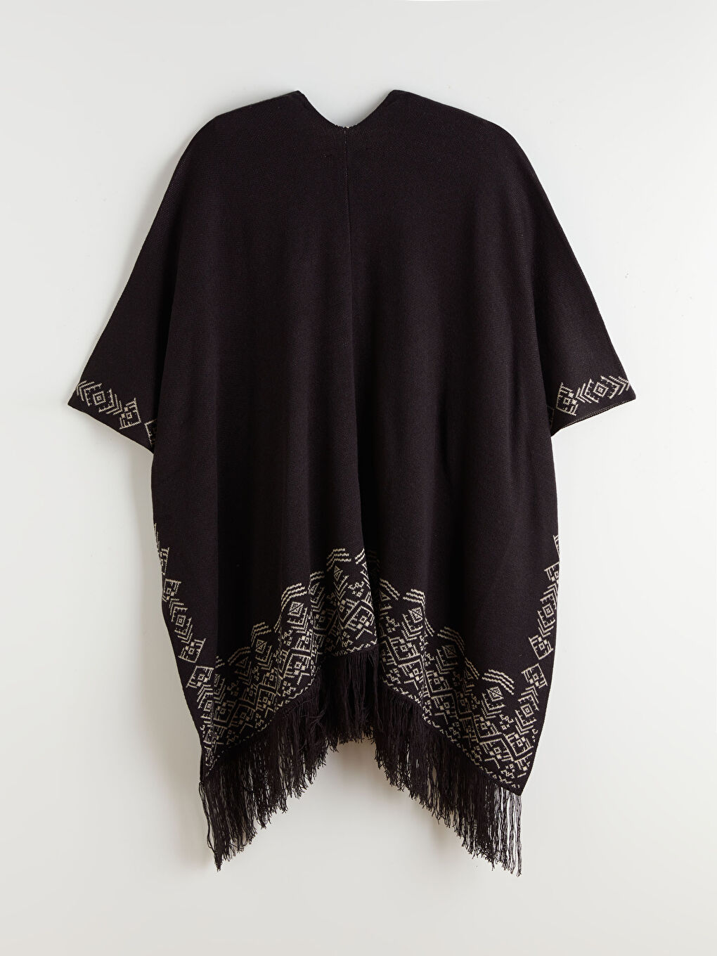 بونشو أسود امرأة-5