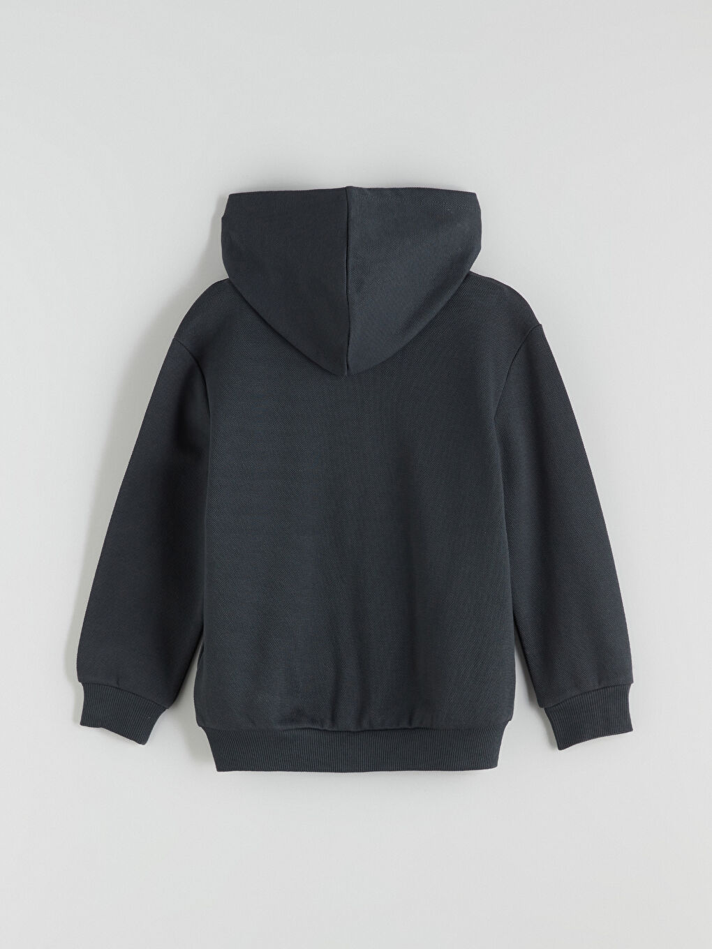 Hooded Boys' Pique Cardigan-2