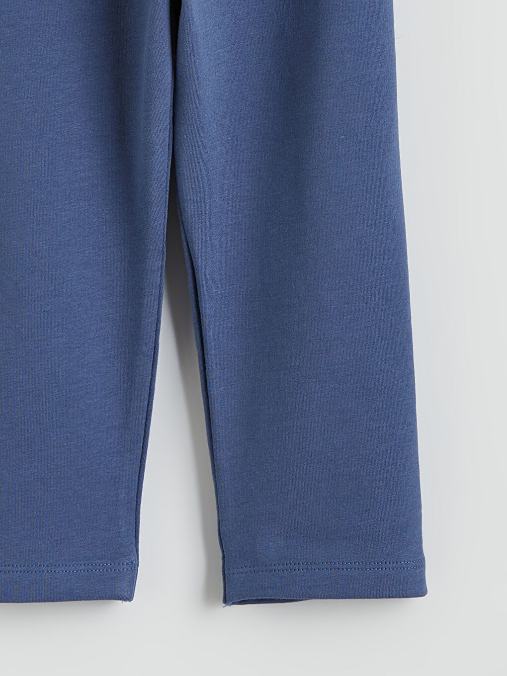 Peter Pan Collar Striped Girls' Sweatshirt and Leggings Set-5