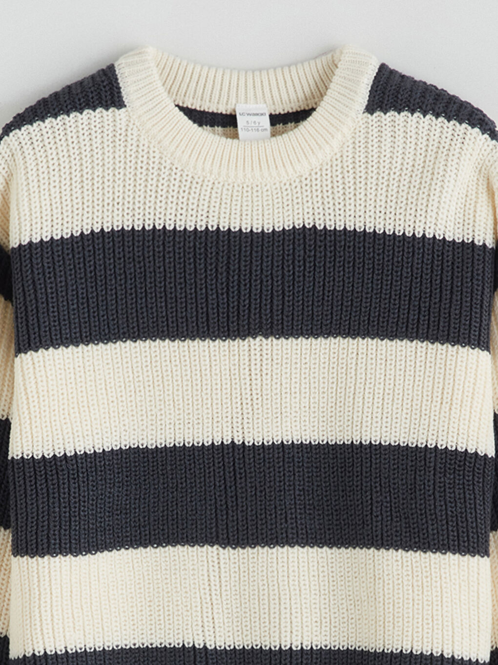 Crew Neck Boys' Knitwear Sweater-1