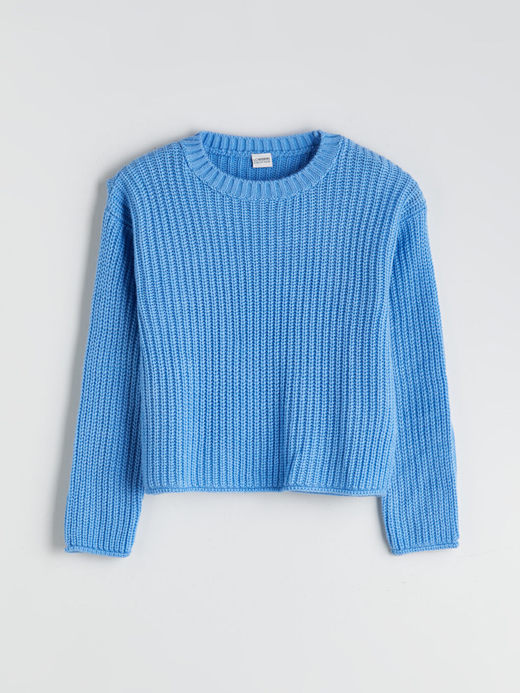 Crew Neck Girls' Knitwear Sweater